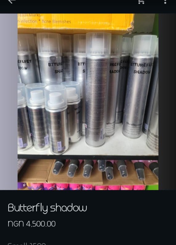 Butterfly Shadow Hairline Spray