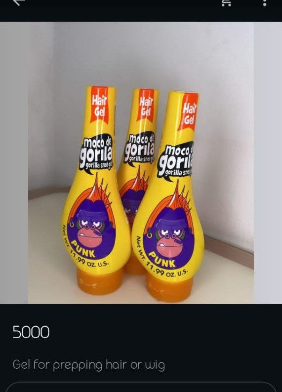 Moco de Gorila Gorilla Snot Hair Gel