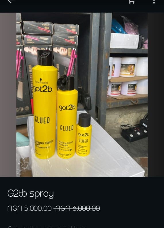 Got2b Glued Freeze Spray