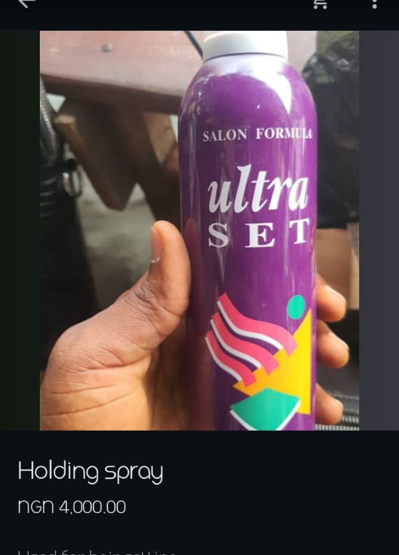 Ultra Set Salon Formula Holding Spray