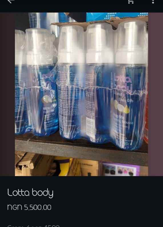 Lotta Body Wrap Me Foaming Mousse