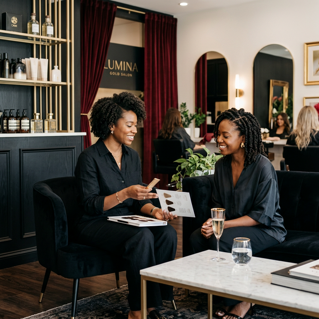 Black stylists providing world-class salon lifestyle experience at Dazzle Place Studio